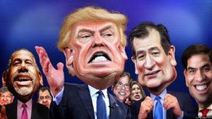 caricature of Trump & Republicans